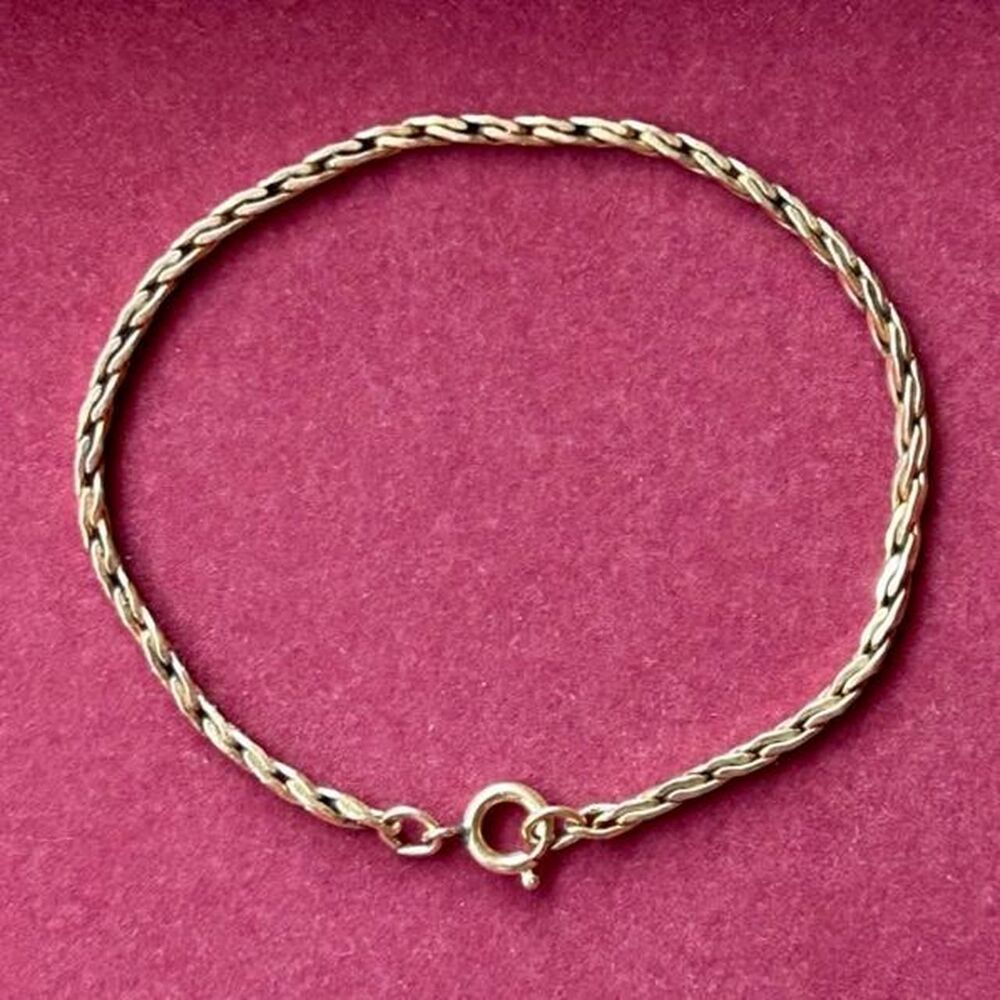 Vintage Gold Filled Chain Bracelet - Picture 3 of 7